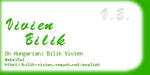 vivien bilik business card